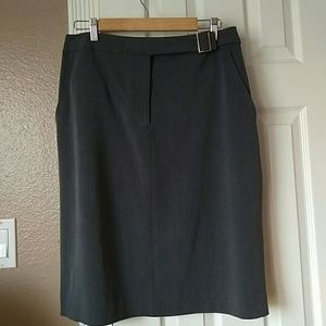Grey pencil skirt